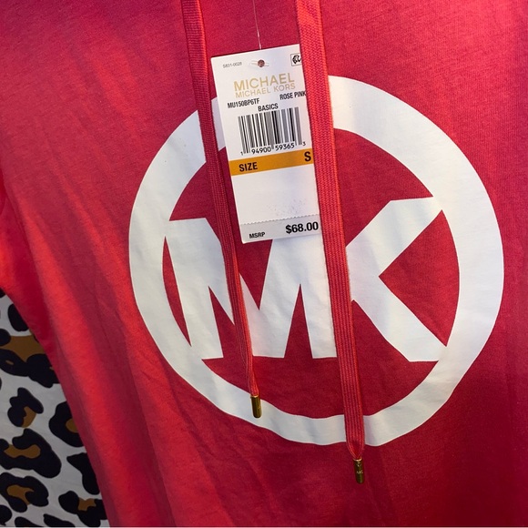 MICHAEL KORS HOODED SHORT SLEEVE SHIRT - Picture 7 of 8